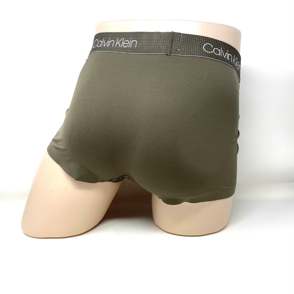 Calvin Klein One Men Low Trunk NB2753030 Brown Mesh Air Fx Tech Moisture Wicking - Picture 2 of 7
